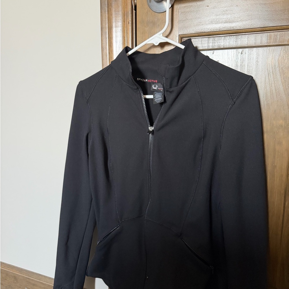 Spyder Women's Black Zip Up Jacket